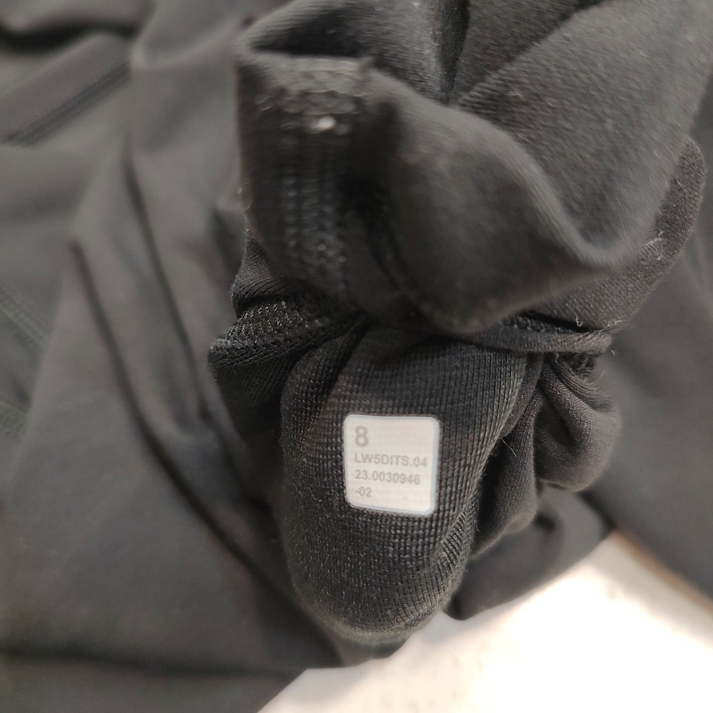 Lululemon Wunder Under High Rise Crop Leggings Black Women's Sz 8 Yoga Athletic - Picture 7 of 7